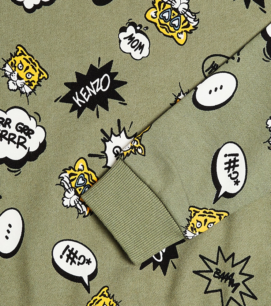 Kenzo Kids Kenzo Kids Bedrucktes Sweatshirt Aus Jersey 
