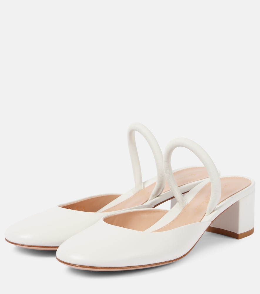  Gianvito Rossi Gianvito Rossi Mules Tivoli 45 Aus Leder 