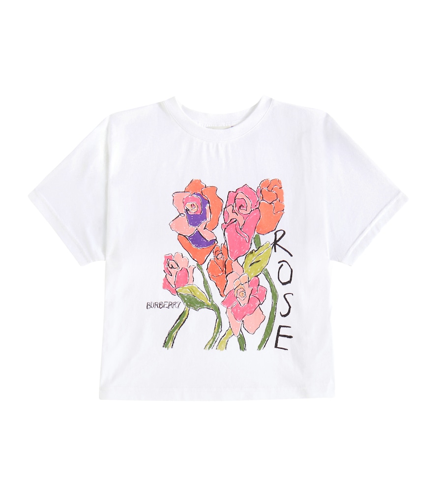 Burberry Kids Printed cotton jersey T-shirt　バーバリー キッズ プリント コットンジャージー T シャツ Burberry