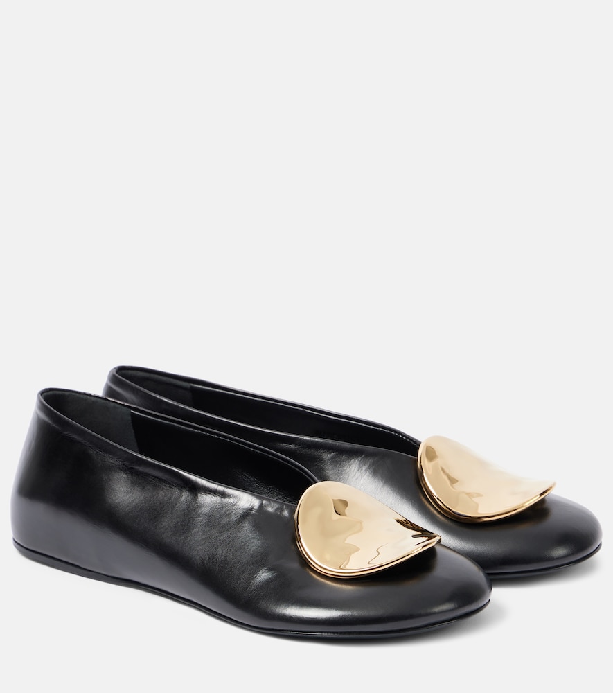 Leather Ballet Flats