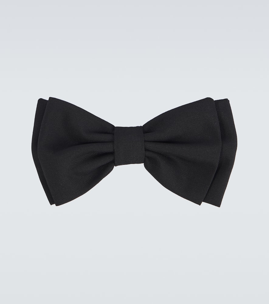 Wool and mohair bow tie