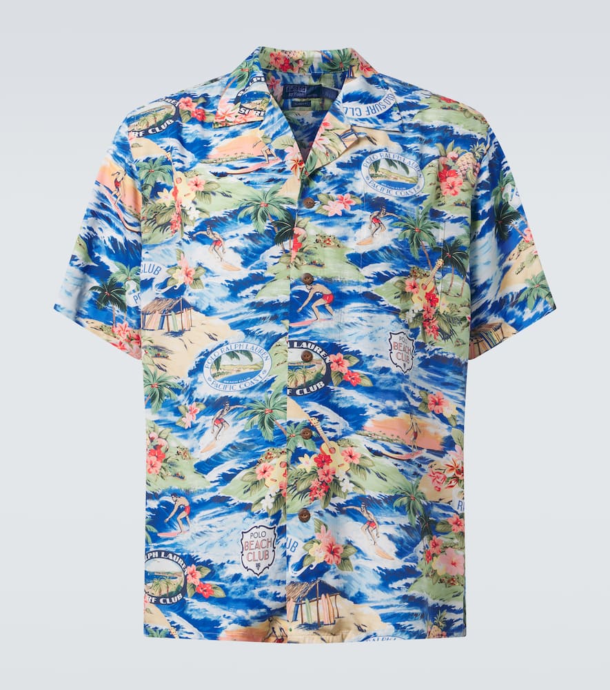 Polo Ralph Lauren Short Sleeve Tropical Print Lightweight Shirt