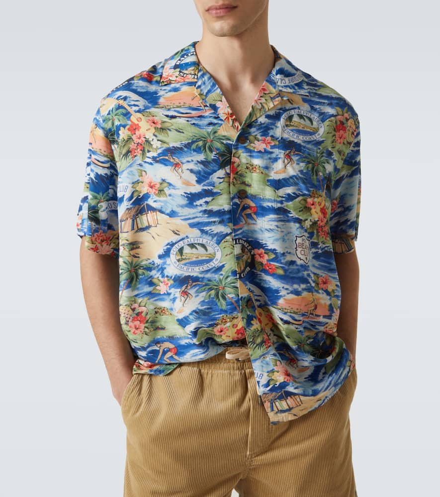 Polo Ralph Lauren Short Sleeve Tropical Print Lightweight Shirt