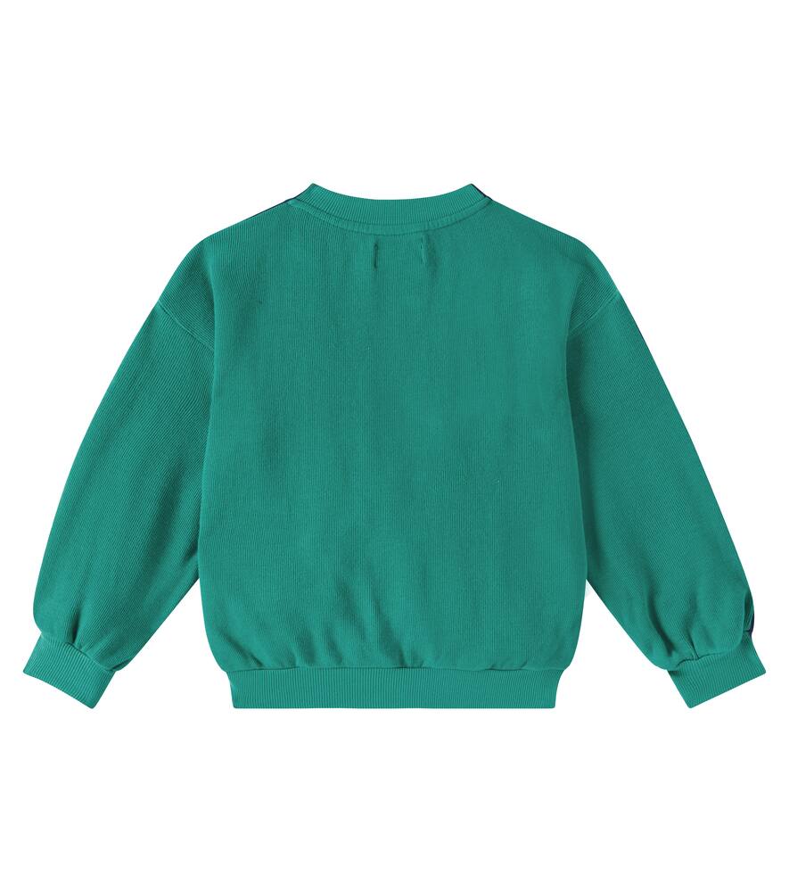 Bobo Choses Smiling Sweatshirt In Navy Blue