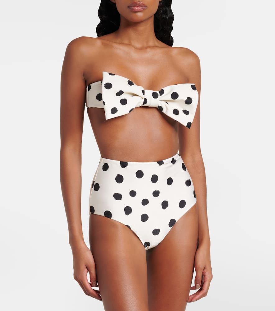 Adriana Degreas Strapless High-rise Bikini In White