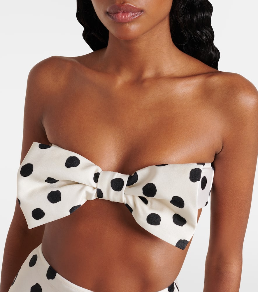 Adriana Degreas Strapless High-rise Bikini In White