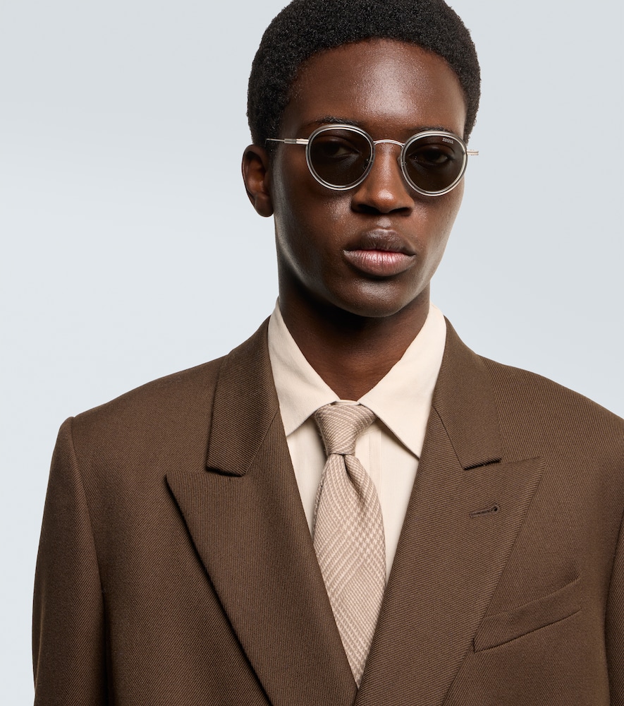  Zegna Zegna Round Sunglasses 