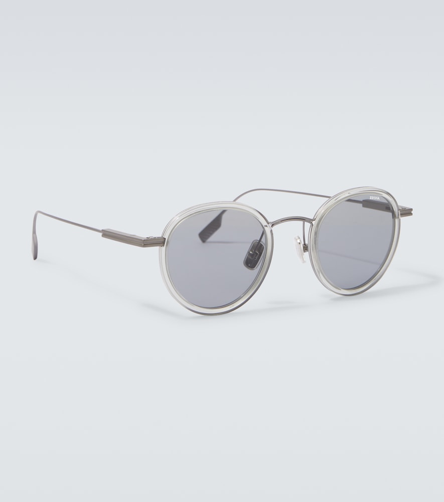  Zegna Zegna Round Sunglasses 