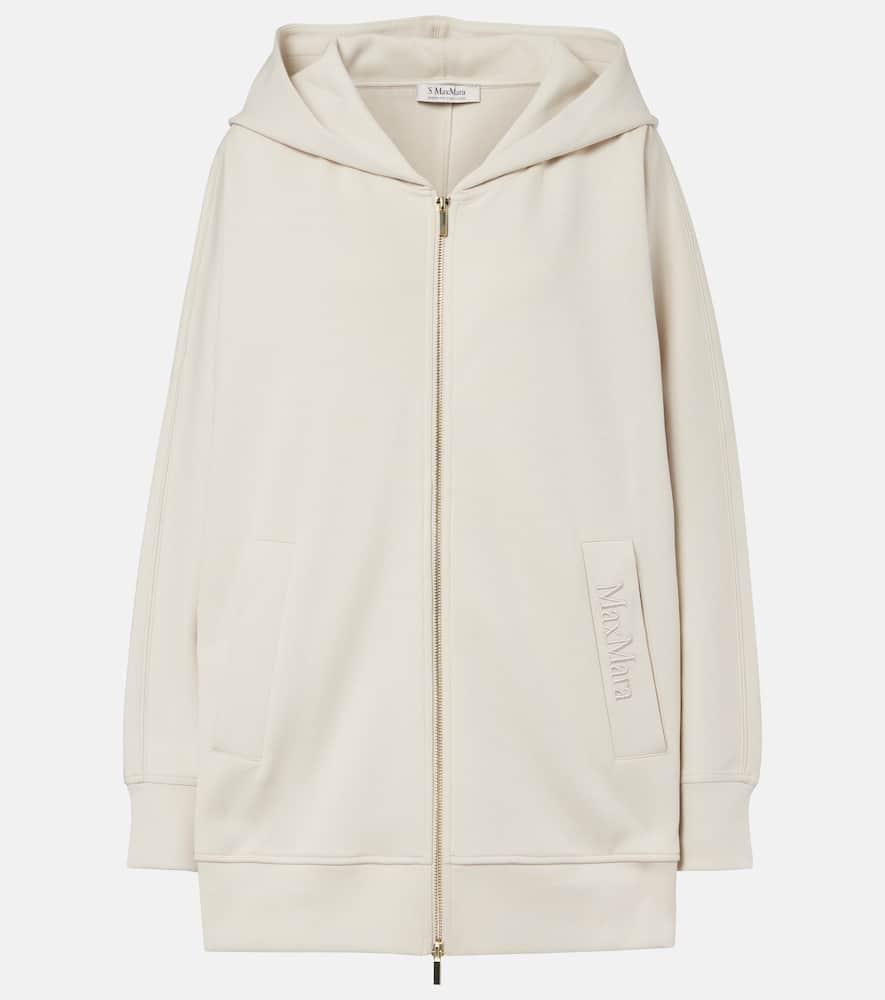'S Max Mara Verbano cotton jersey zip-up sweater