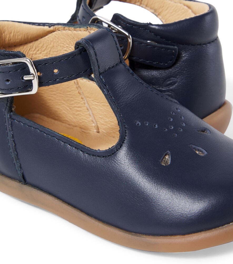  Pom D'api Pom D'api Baby Stand-up Salome Leather Booties 