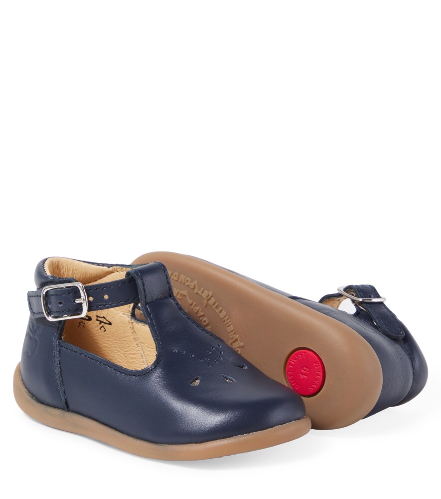  Pom D'api Pom D'api Baby Stand-up Salome Leather Booties 