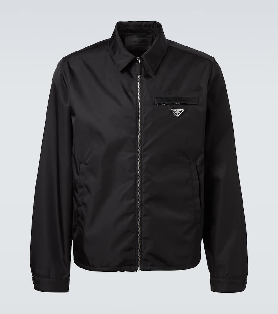 Prada Re-nylon Blouson In Black