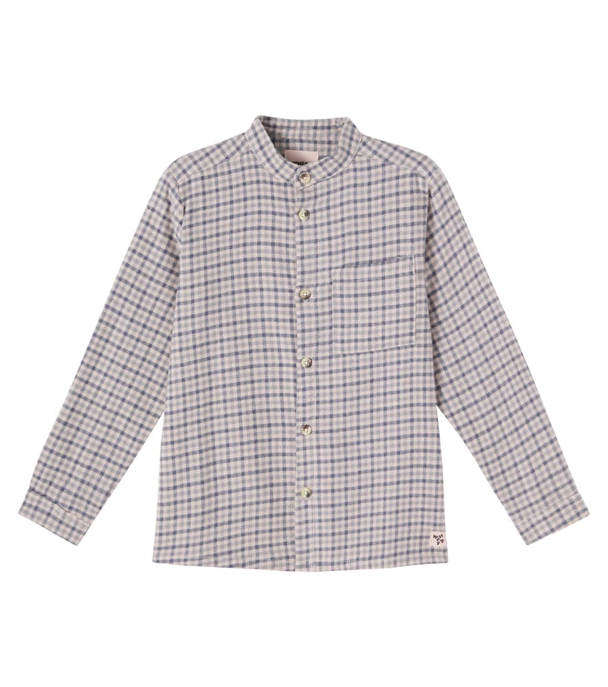 Wheat Willum Checked Shirt In Brown