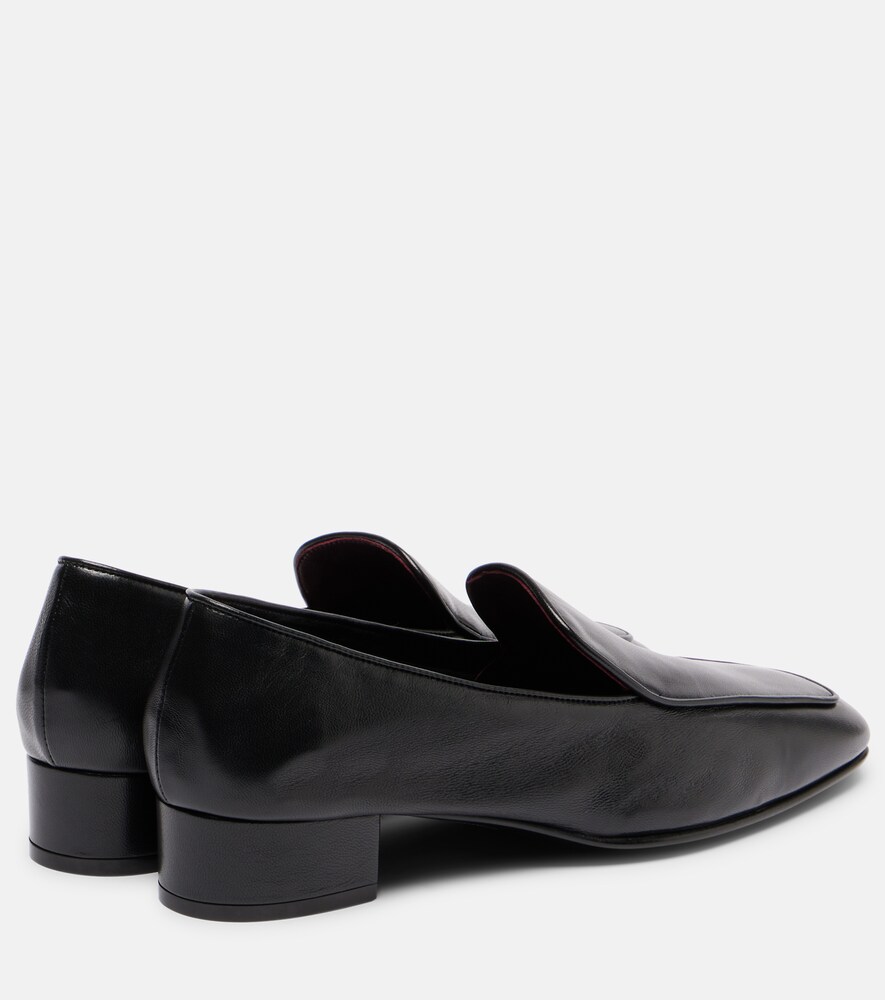  Herbert Levine Herbert Levine Fair And Square Leather Loafers 