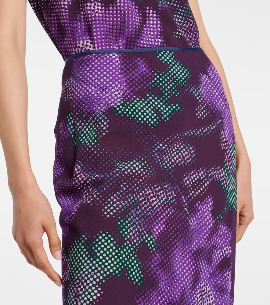 Dries Van Noten Floral Maxi Skirt In Multi