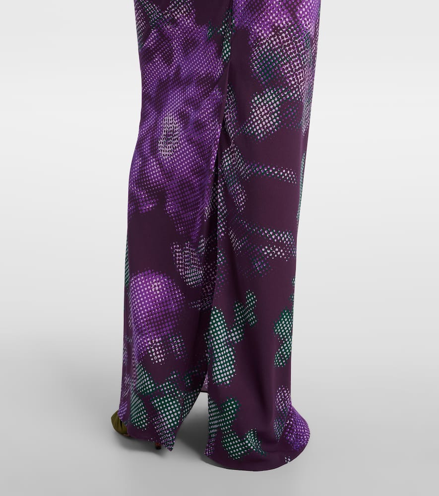 Dries Van Noten Floral Maxi Skirt In Multi