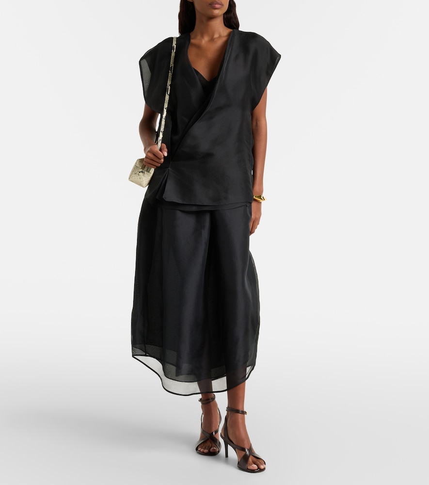 Khaite Mer silk top