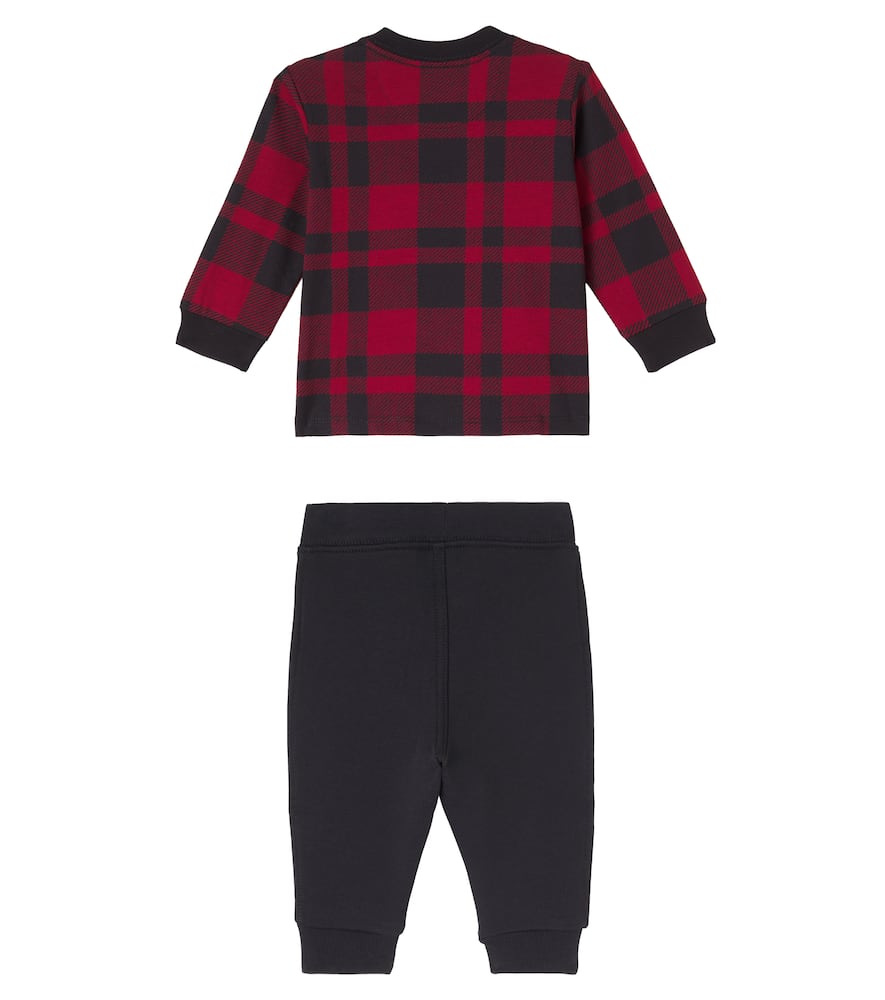 Polo Ralph Lauren Baby Set Of Cotton T-shirt And Sweatpants In Multi