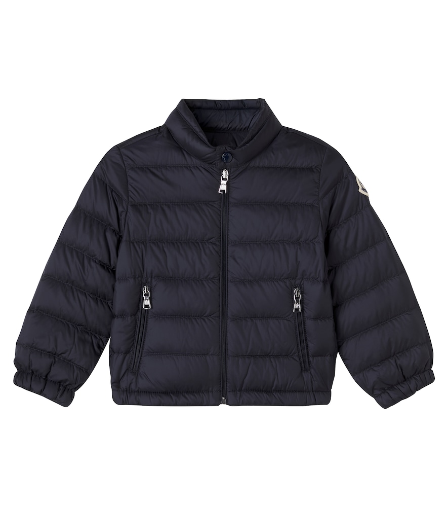 Moncler Enfant Blue Baby Logo Down Jacket M Size 36 - Mytheresa
