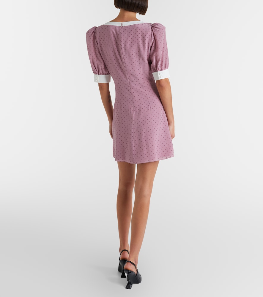  Alessandra Rich Alessandra Rich Minikleid Aus Seide 