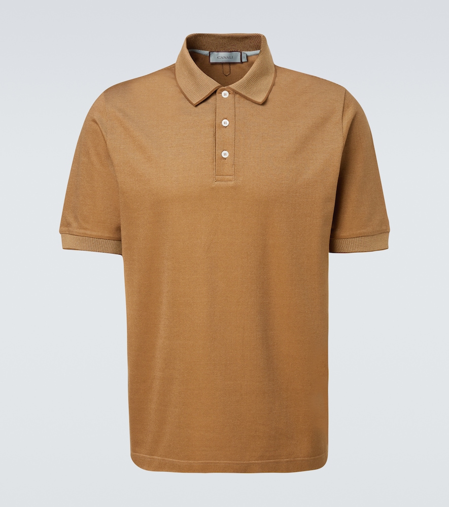 Canali Canali Cotton polo shirt　カナーリ コットン ポロシャツ