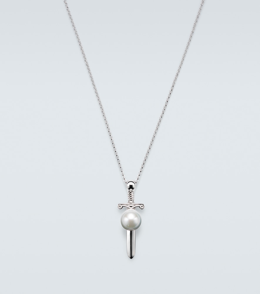  Mateo Mateo Halskette Aus Sterlingsilber Mit Süßwasserperle 
