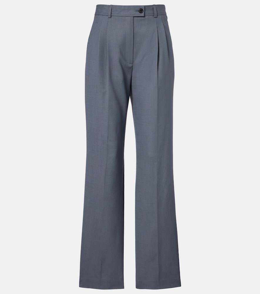 The Row Ragnar virgin wool wide-leg pants