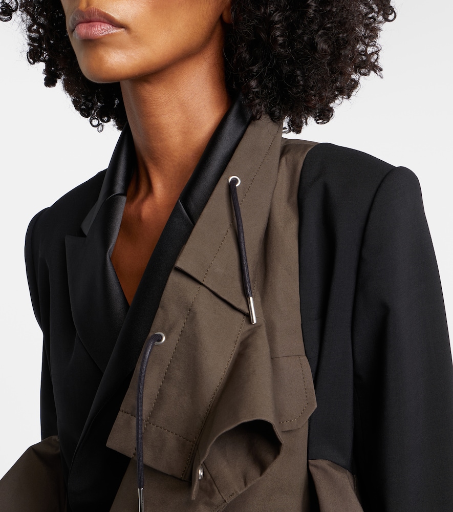  Sacai Sacai Paneled Blouson Jacket 