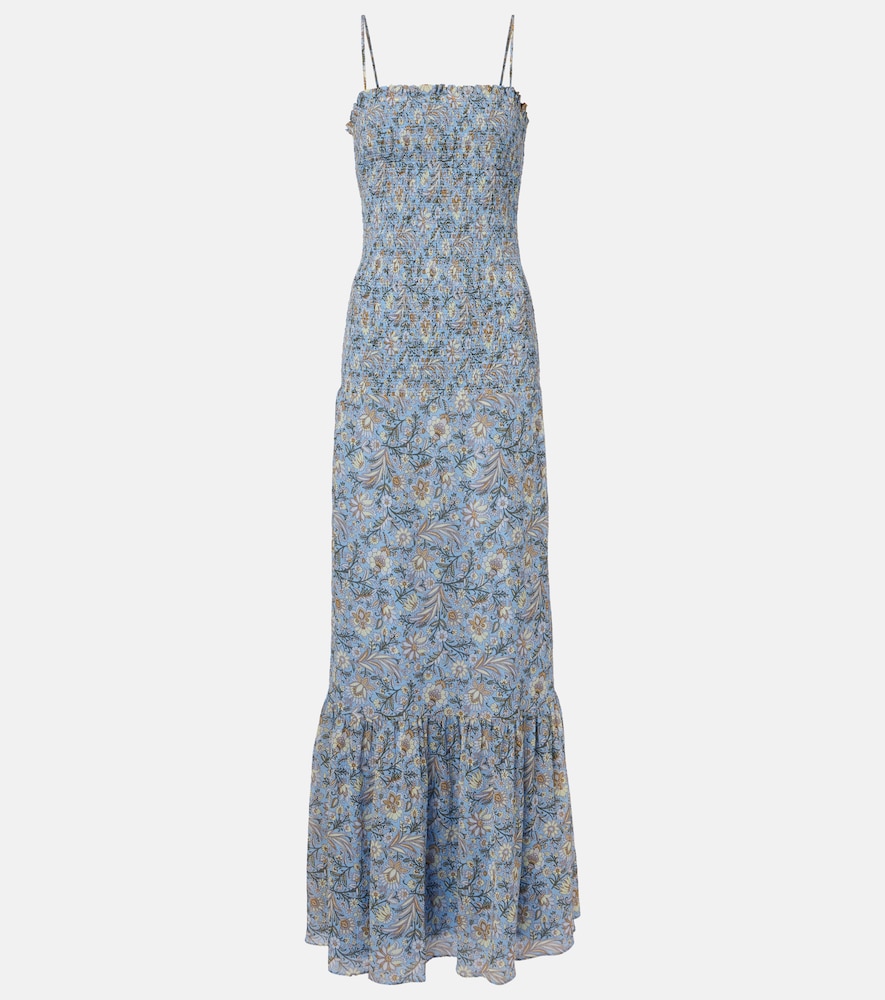 Veronica Beard Clem Floral Cotton and Silk Maxi Dress