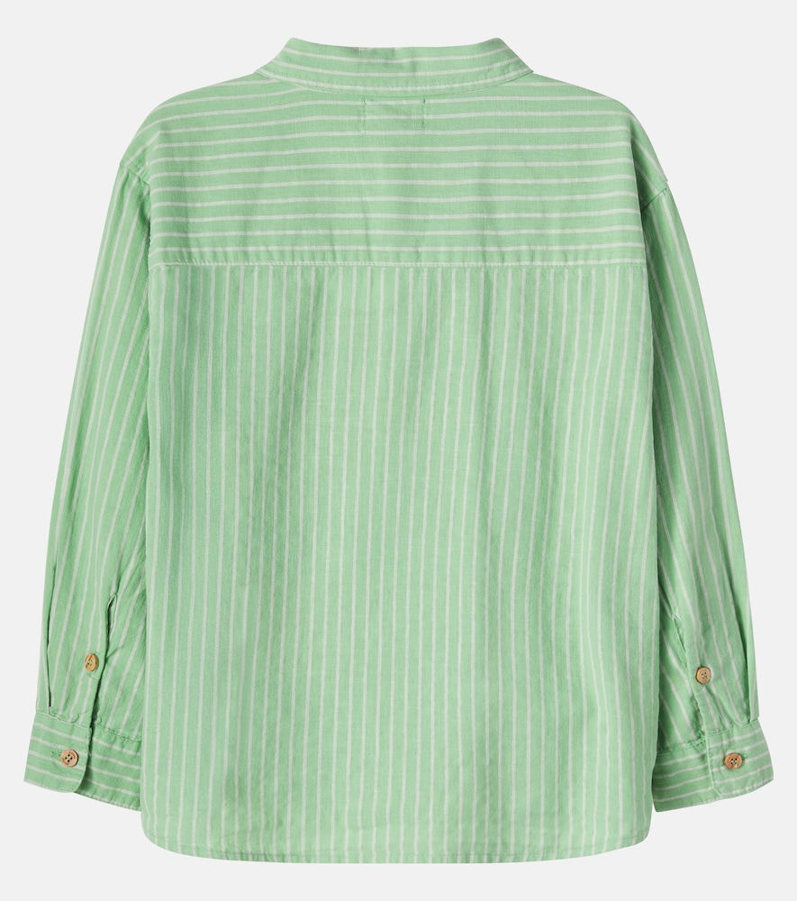  Cozmo Cozmo Erick Striped Cotton Shirt 