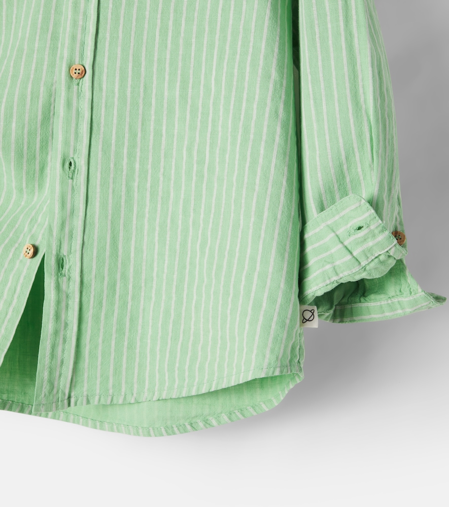  Cozmo Cozmo Erick Striped Cotton Shirt 