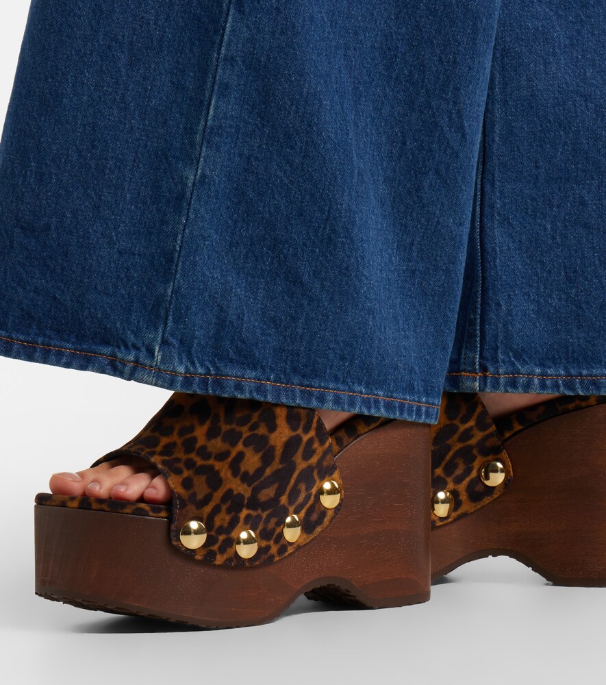 Ardéa Leopard-Print Wedge