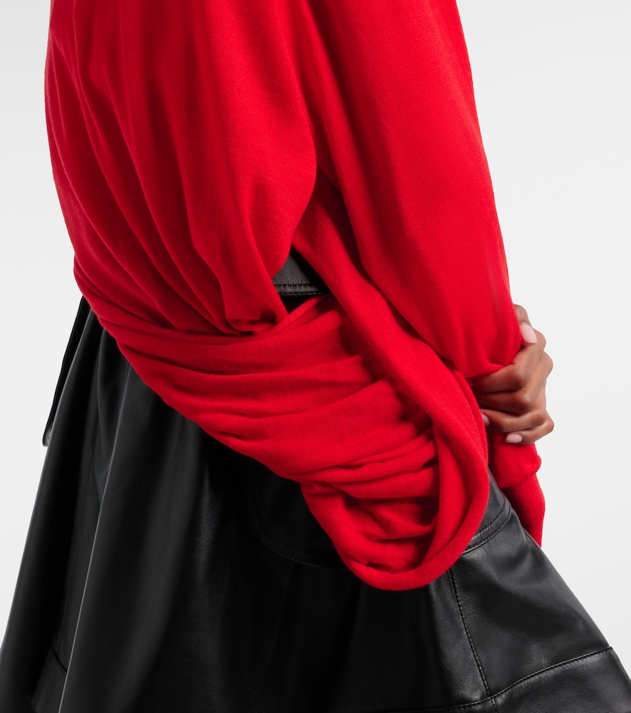 Double L Asymmetric Sweater