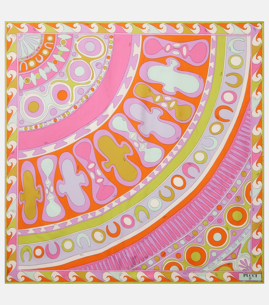 Pucci Soleil silk twill scarf | Thumbnail 6