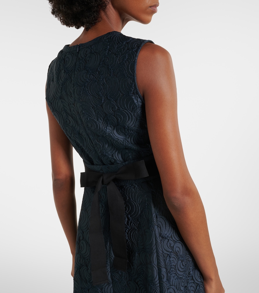  's Max Mara 's Max Mara Belted Jacquard Midi Dress 