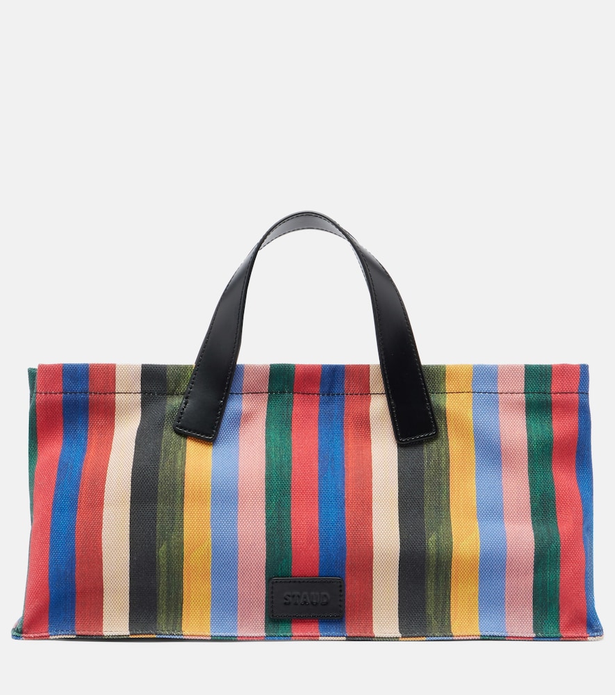Shopper Port Medium in canvas a righe