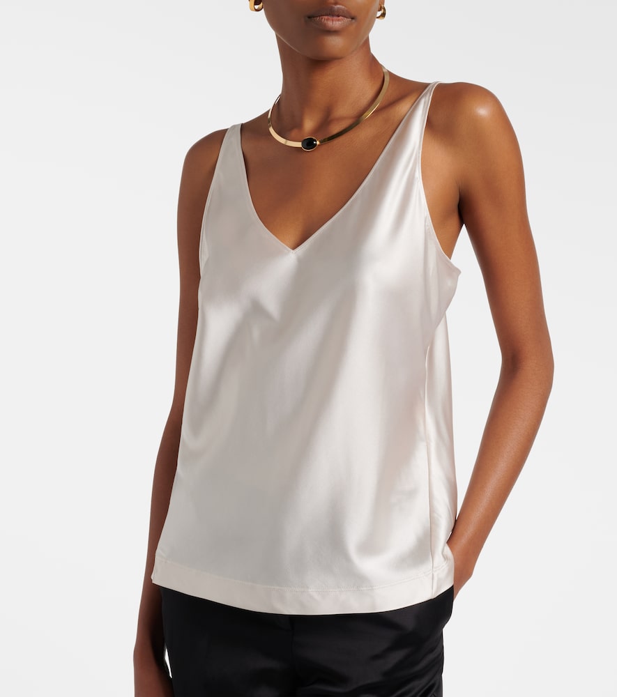 Dorothee Schumacher Sense Of Shine silk-blend satin top