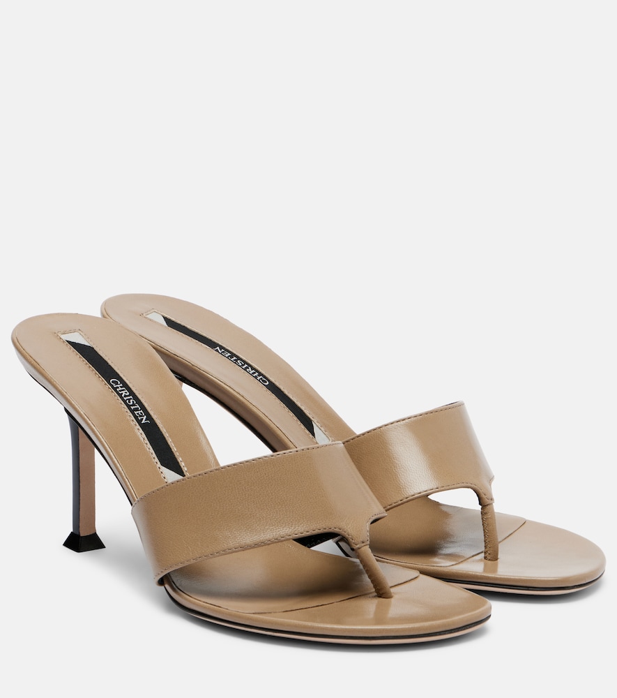 Helix Leather Thong Sandals