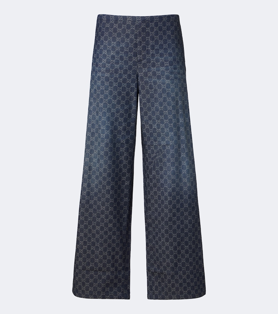 Gucci Jean wide GG en chambray de coton 980 €