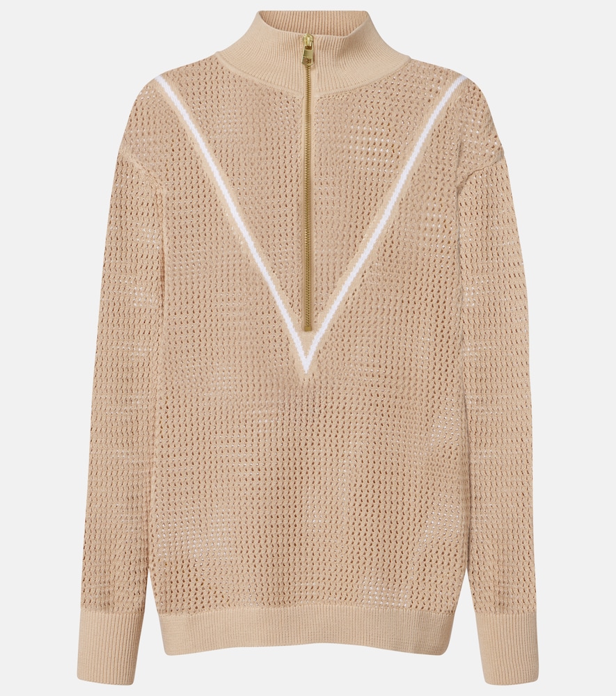 Pullover Calva in cotone traforato