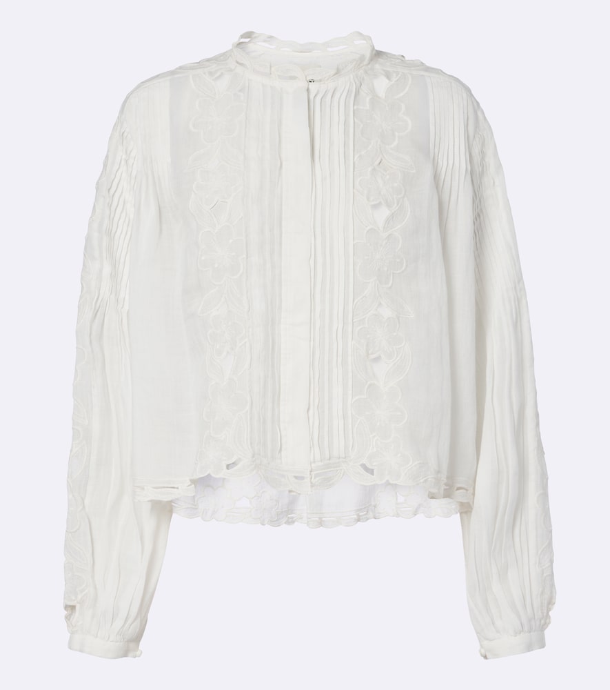 Isabel Marant Blouse Rubra en ramie broderies 750 €