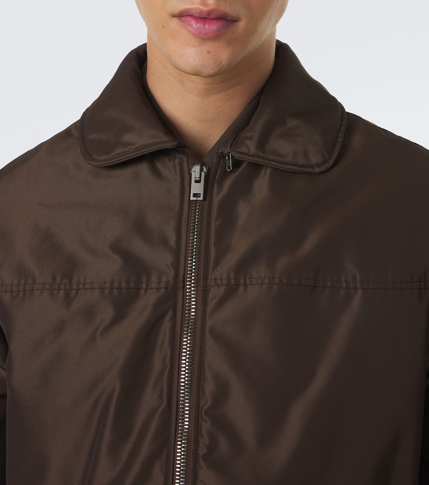 Canvas Blouson Down Jacket