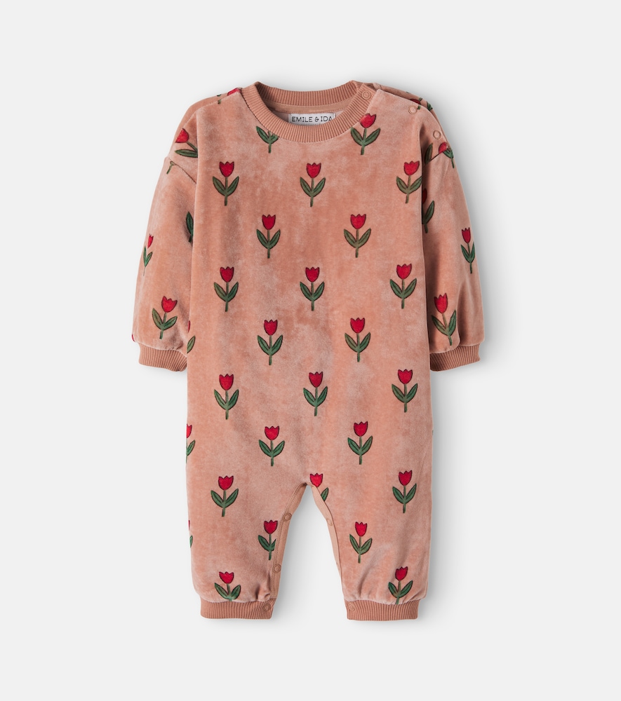 Baby Strampler aus einem Baumwollgemisch