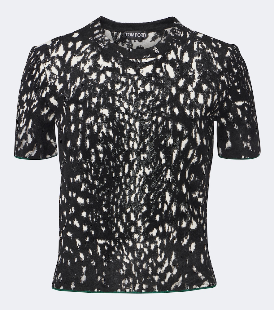Tom Ford T-shirt en velours jacquard 1190 €