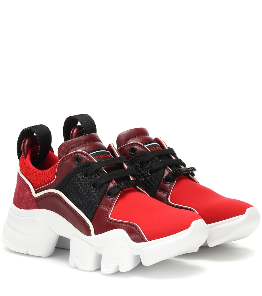 Click to view more detailed imagery on our partner's website Givenchy Women's Be000Fe08N605 Red Leather Sneakers
