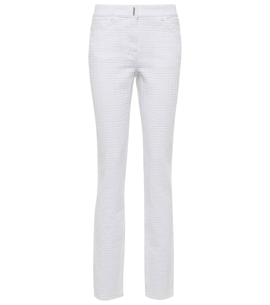 Givenchy 4G high-rise straight cotton pants