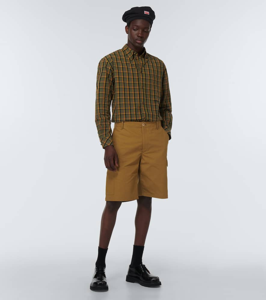 Kenzo Checked cotton poplin shirt