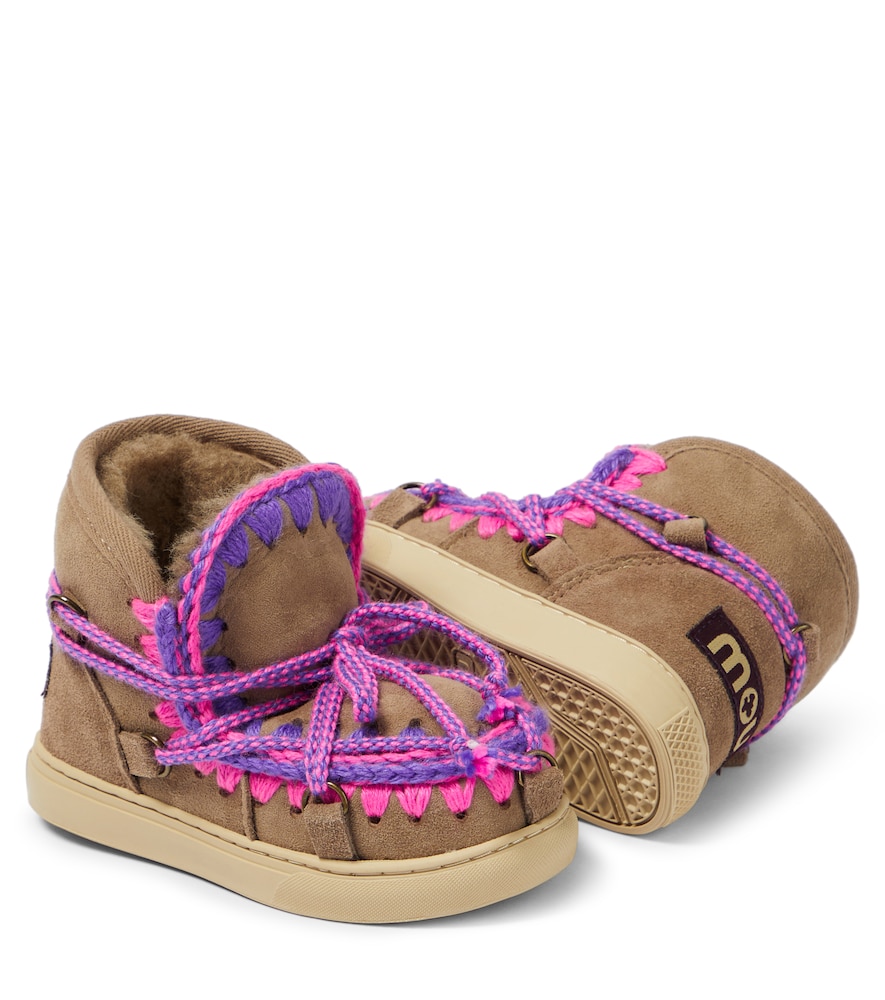  Mou Kids Mou Kids Sneakers Scoubidou Aus Veloursleder 