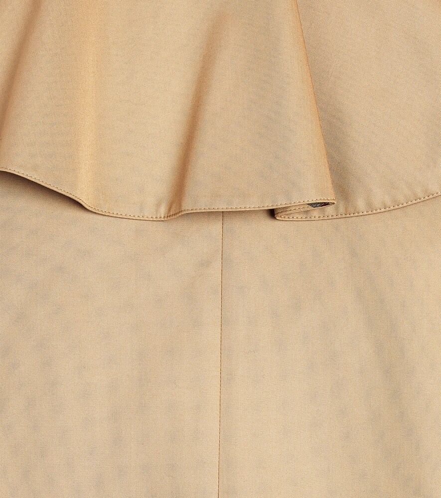  Burberry Kids Burberry Kids Trench De Gabardina De Algodón 