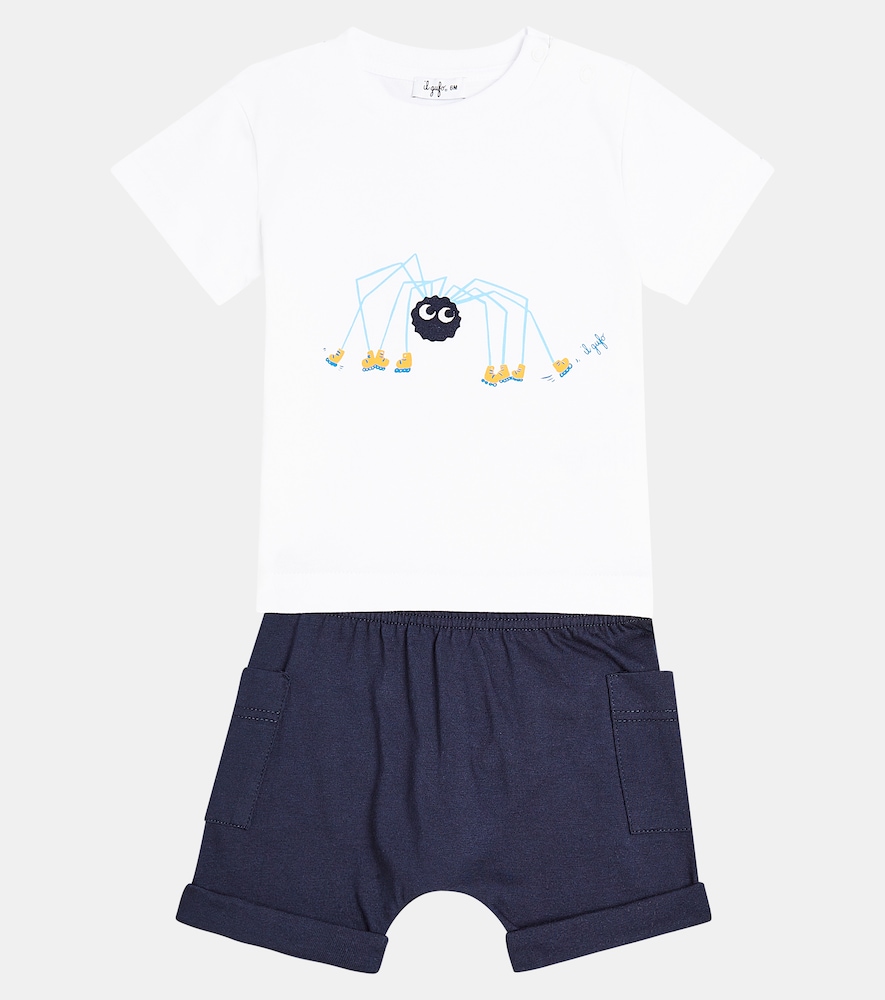  Il Gufo Il Gufo Baby Set Aus T-shirt Und Shorts Aus Baumwolle 